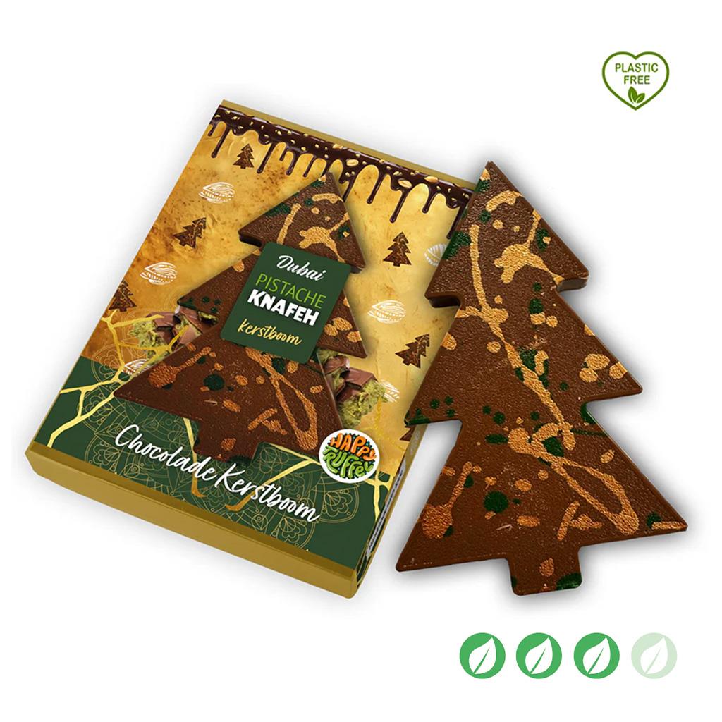 Dubai chocolade Pistache Knafeh kerstboom (160 gram) 3kerst_0331__1.jpg